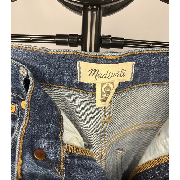 Madewell Slim Demi Boot Jeans Medium Wash High Rise Size 26 - Picture 2 of 4